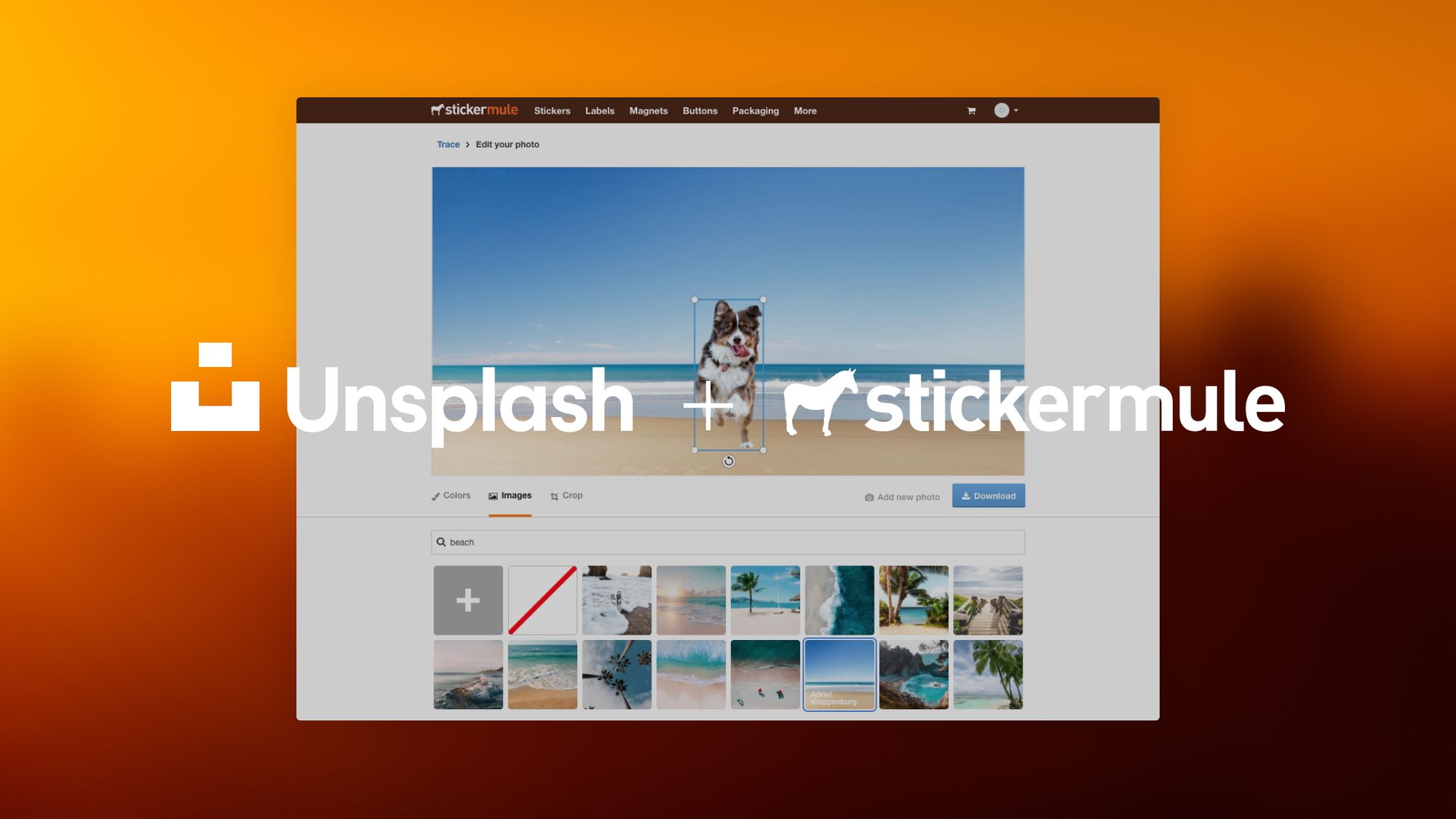Editor de imagens online gratuito como o Photoshop - Studio da Sticker Mule, Blog