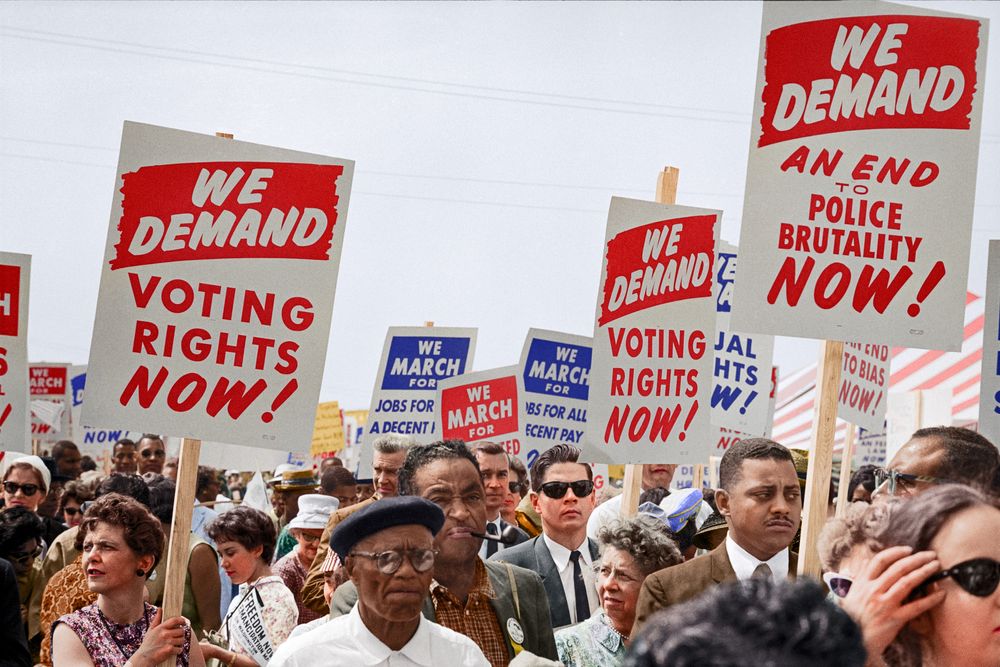 civil rights movement timeline printable